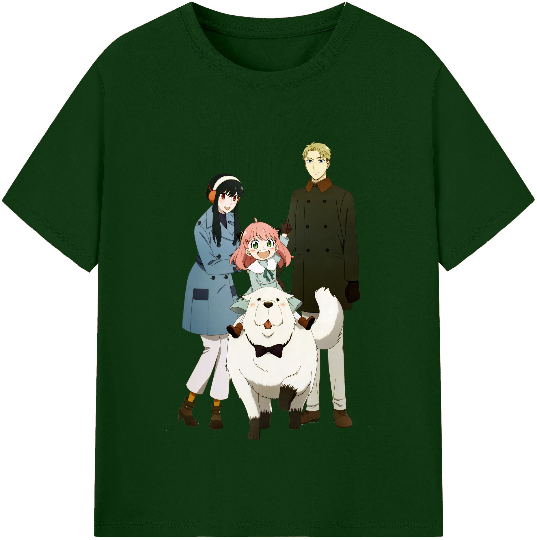 （画像用） SPY×FAMILY间谍家家酒 綿100％半袖Tシャツ（フロントプリント）